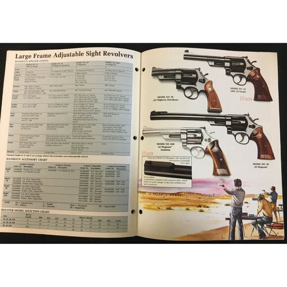 Smith and Wesson Hand Gun Catalog a Bangor Punta Company Pistols - Picture 5 of 6